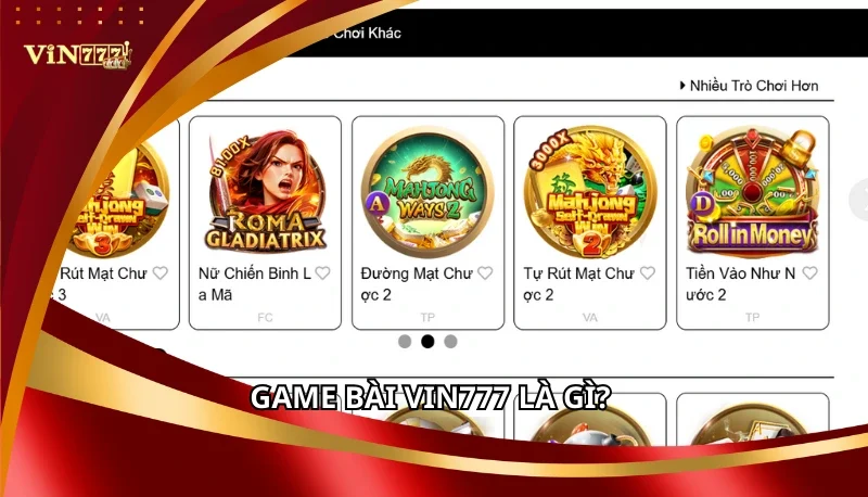 Game bài Vin777 là gì?