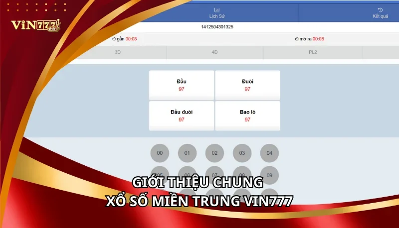 Xổ số miền Trung Vin777: Các Hình Thức Chơi Và Kinh Nghiệm A-Z 5 Giới thiệu chung Xổ số miền Trung Vin777