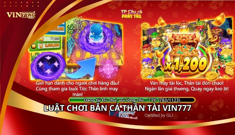 Chơi Bắn Cá Thần Tài Vin777 | Đồ Họa 3D, Jackpot x1000 5 Luật chơi Bắn Cá Thần Tài Vin777
