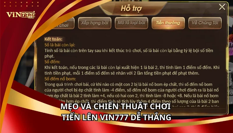 Tiến Lên Vin777 - Game Bài 3D | Chơi Mượt, Thưởng Lớn 2025 7 Mẹo và chiến thuật chơi Tiến Lên Vin777 dễ thắng